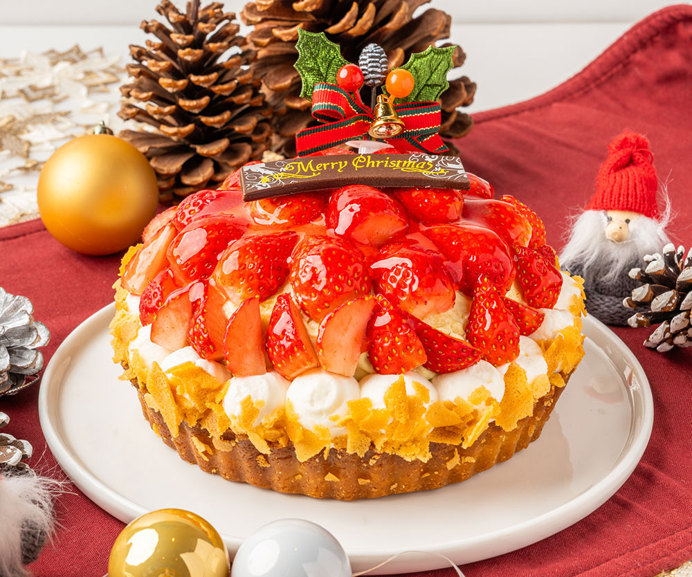 いちごのクリスマスタルト