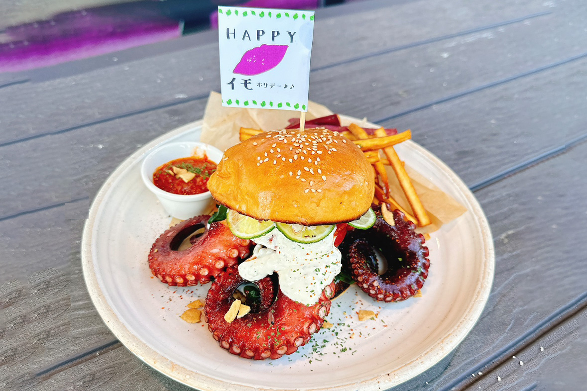 くるくるなるたこバーガー